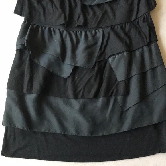 Juicy Couture Black Ruffled Strapless Dress - Picture 3 of 8